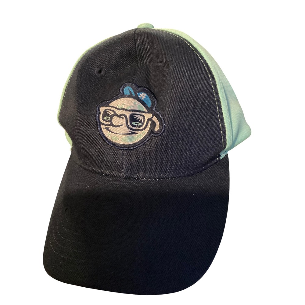 Asheville Tourists MiLB Baseball Hat Navy Blue Mint Green Adjustable Moon Logo